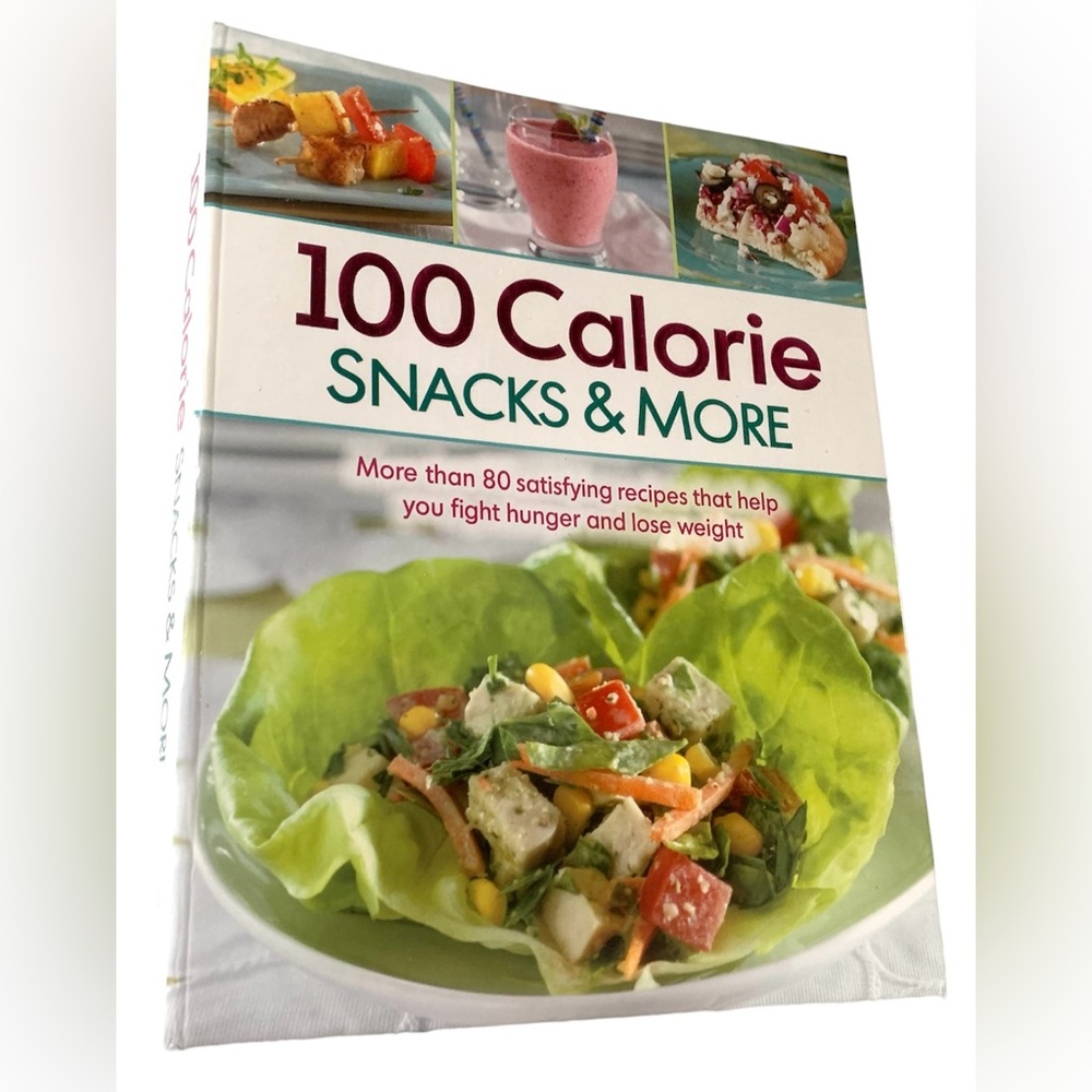100 Calorie Snacks & More Cookbook Spiral Spine Glossy Pages